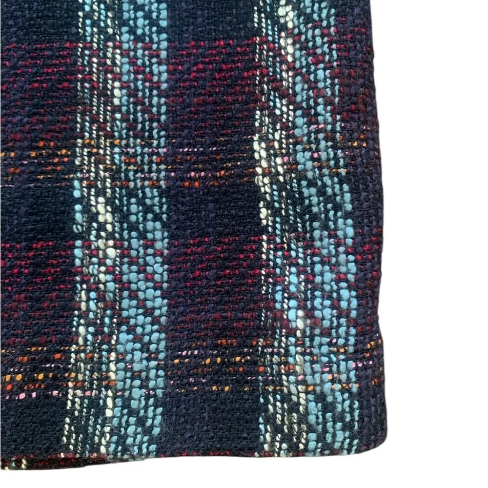 LOFT Outlet Plaid Tweed Mini Skirt Size 8 NWT Lined Preppy - Picture 8 of 8